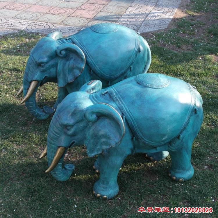 大象青铜雕塑