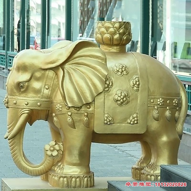 大象动物铜雕