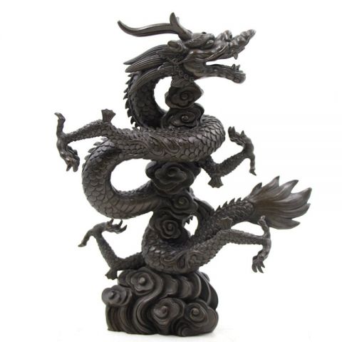 铸铜中国龙雕塑