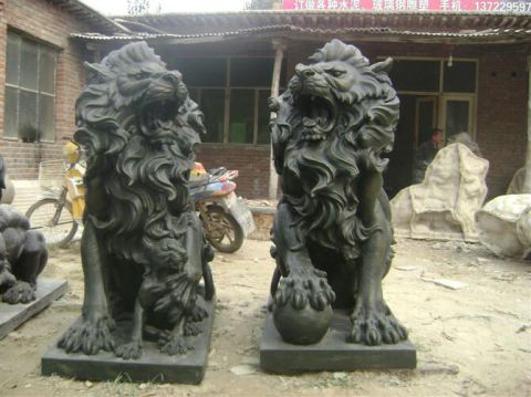 汇丰铜狮子雕塑
