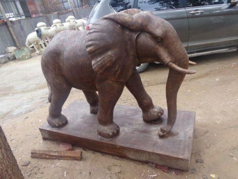 企业大象铜雕