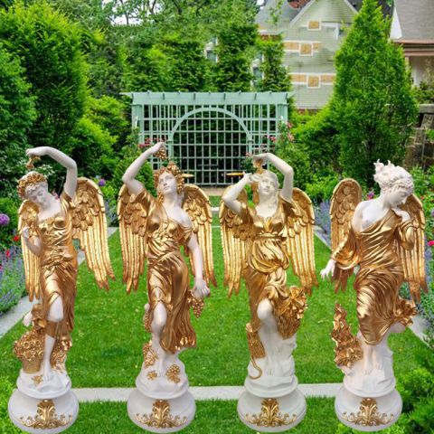 小区四季女神欧式铜雕