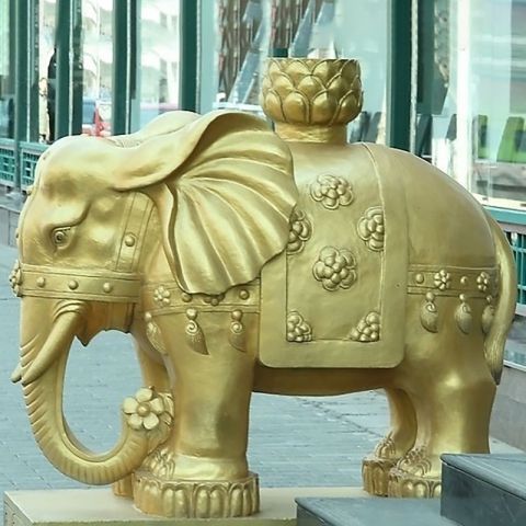 公园动物铜雕大象