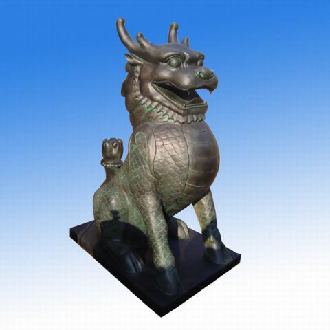 动物铜雕麒麟雕塑