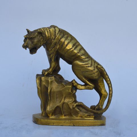 公园生肖动物铜雕虎雕塑