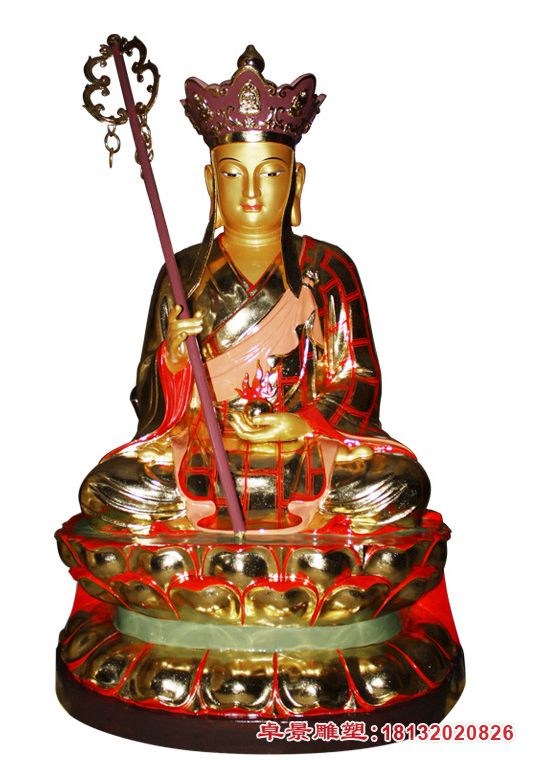 坐式彩绘地藏王菩萨像