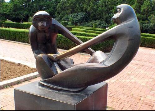 十二生肖猴铜雕