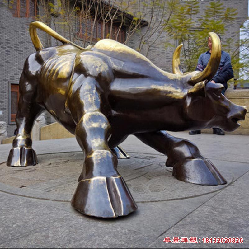 华尔街铜雕牛 