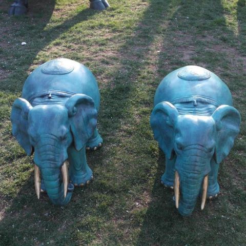 青铜大象动物雕塑