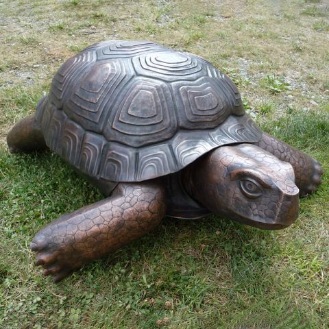 乌龟动物铜雕 