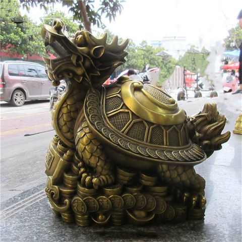 神兽龙龟铜雕