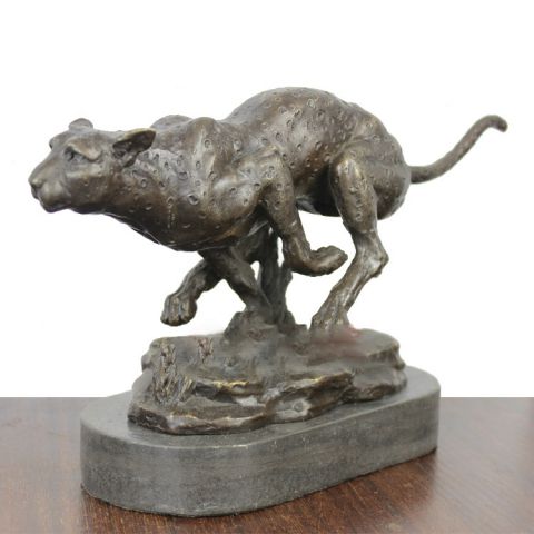 动物猎豹铜雕