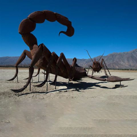 动物蝎子铜雕